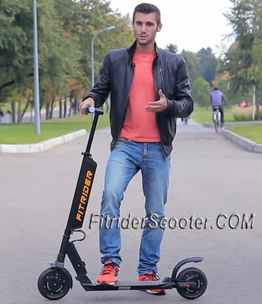350W 8inch Foldable Electric Fitrider Scooter new design
